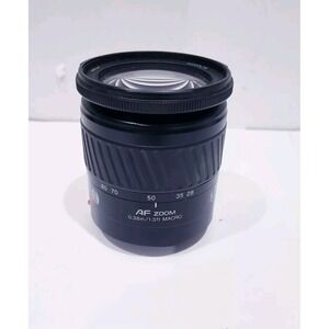 Minolta AF Zoom 28 80mm 1:3.5 - 5.6 Macro Camera SLR Lens - Clean - Works